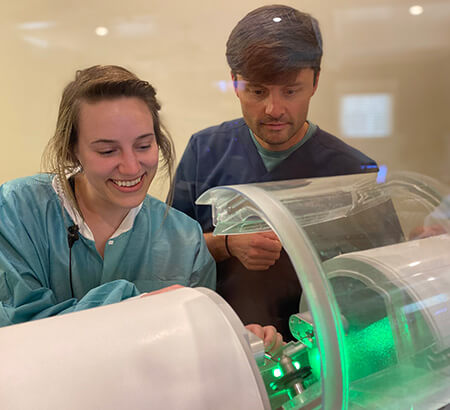 staff using CEREC machine