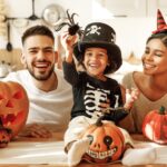 family seeking healthy halloween treats for trick or treating in cullman