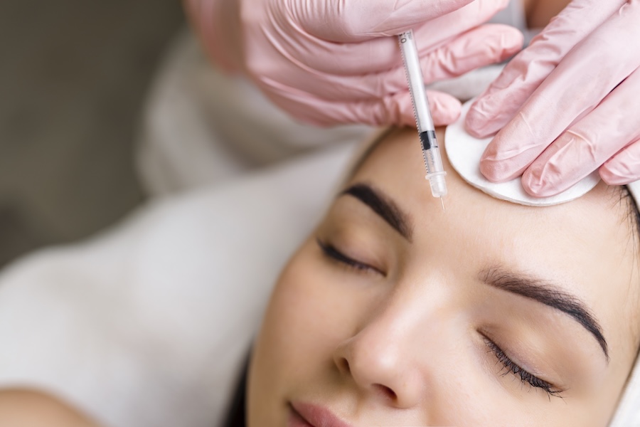 woman getting dermal fillers, common dermal filler myths